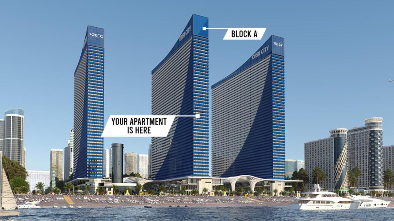 Апарт отель Only Front Sea View, No Side View, Wonderful Panorama, High Floor, Location Guarantee Батуми Экстерьер фото